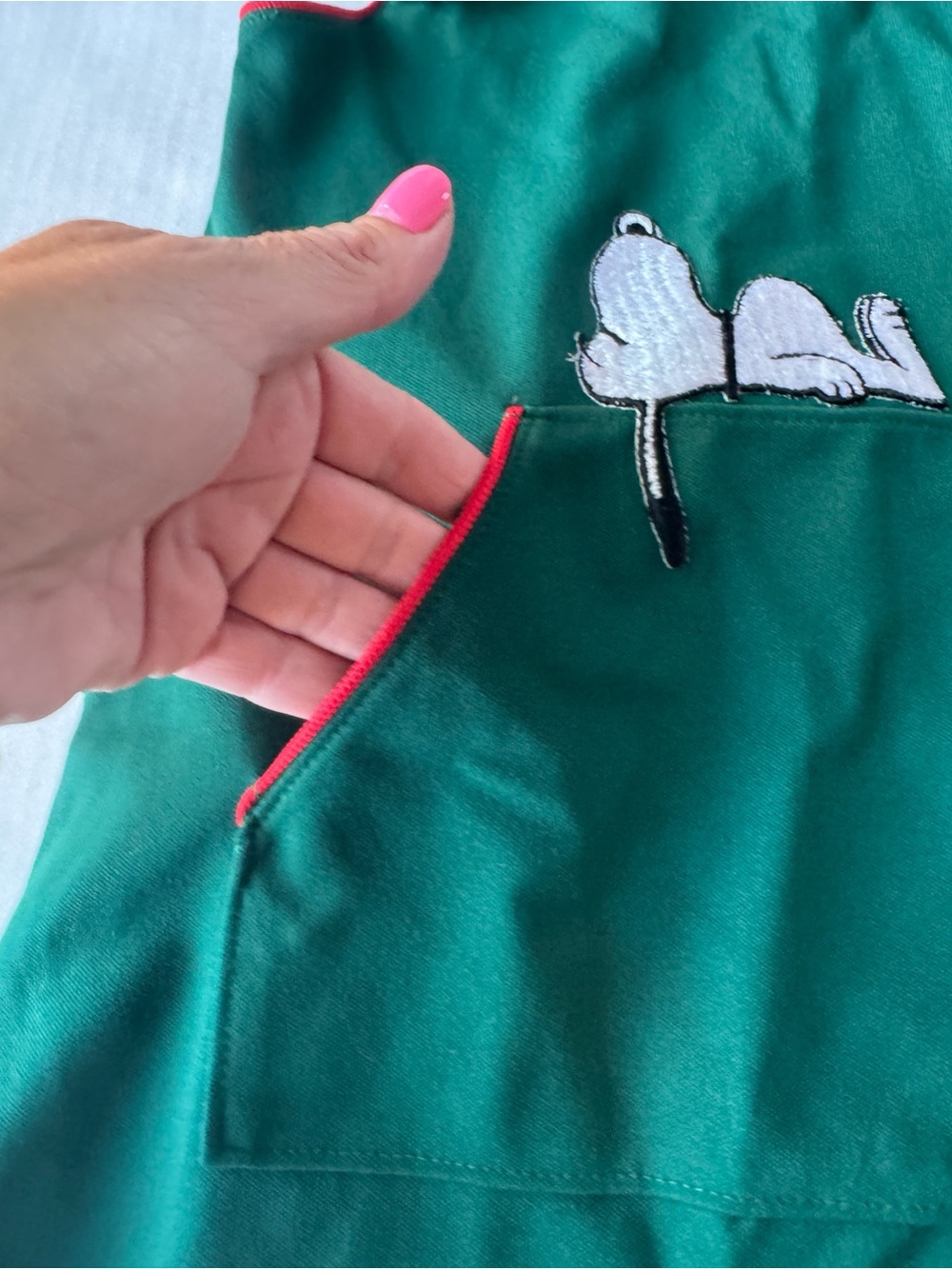 Danskin Vintage Snoopy Peanuts 1958 girls sz. 6 Green Jumper
Dress Overalls - Picture 7 of 12
